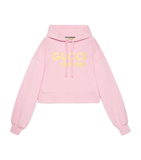 gucci garden pink sweatshirt|gucci cropped sweatshirt etsy.